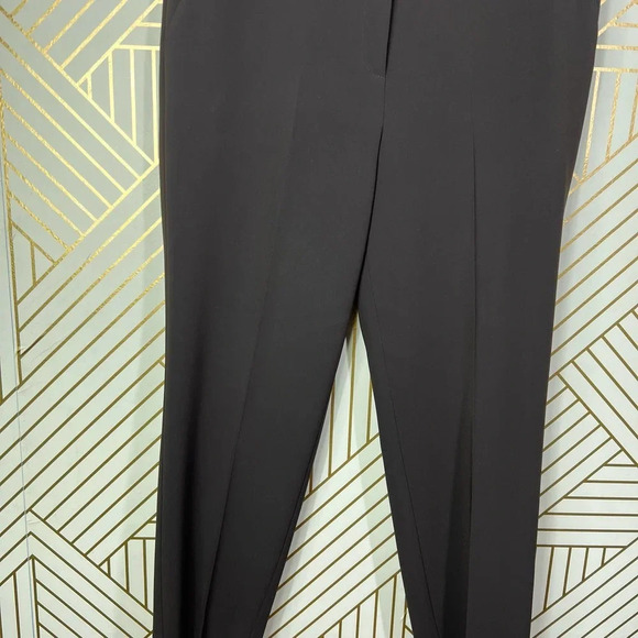 St. John Brown Cropped Ankle Dress Pants Trousers Size US 10 - Picture 5 of 12